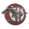 Vintage Ford Mustang Logo Embossed Metal Sign
